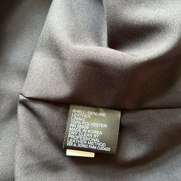 Antonio Melani Jessica Twisted Halter Neck Genuine Leather Sheath Mini Dress - Picture 12 of 16